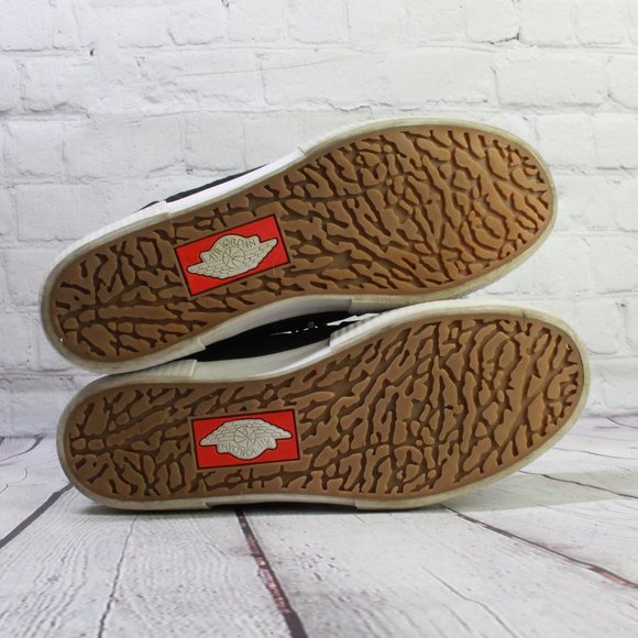 Nike Air Jordan Retro V.1 Black Leather Mesh Low Top Street Sneakers US 11 - Picture 9 of 9